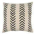 thumbnail image 1 of Abstract Chevron Print Cotton Decorative Throw Pillow Cover 22 x 22 Inch Natural, 1 of 3
