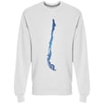 thumbnail image 1 of Abstract Chile Map Sweatshirt Men -Image by Shutterstock, Male XX-Large, 1 of 2
