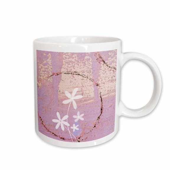 3drose, Abstract Circle Painting 3 Digitally Altered, 15oz Mug