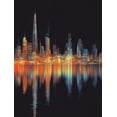 thumbnail image 1 of Abstract City Skyline Canvas Print, Wall Decor for Living Room Bedroom Office Dining Room Hallway, 1 of 8