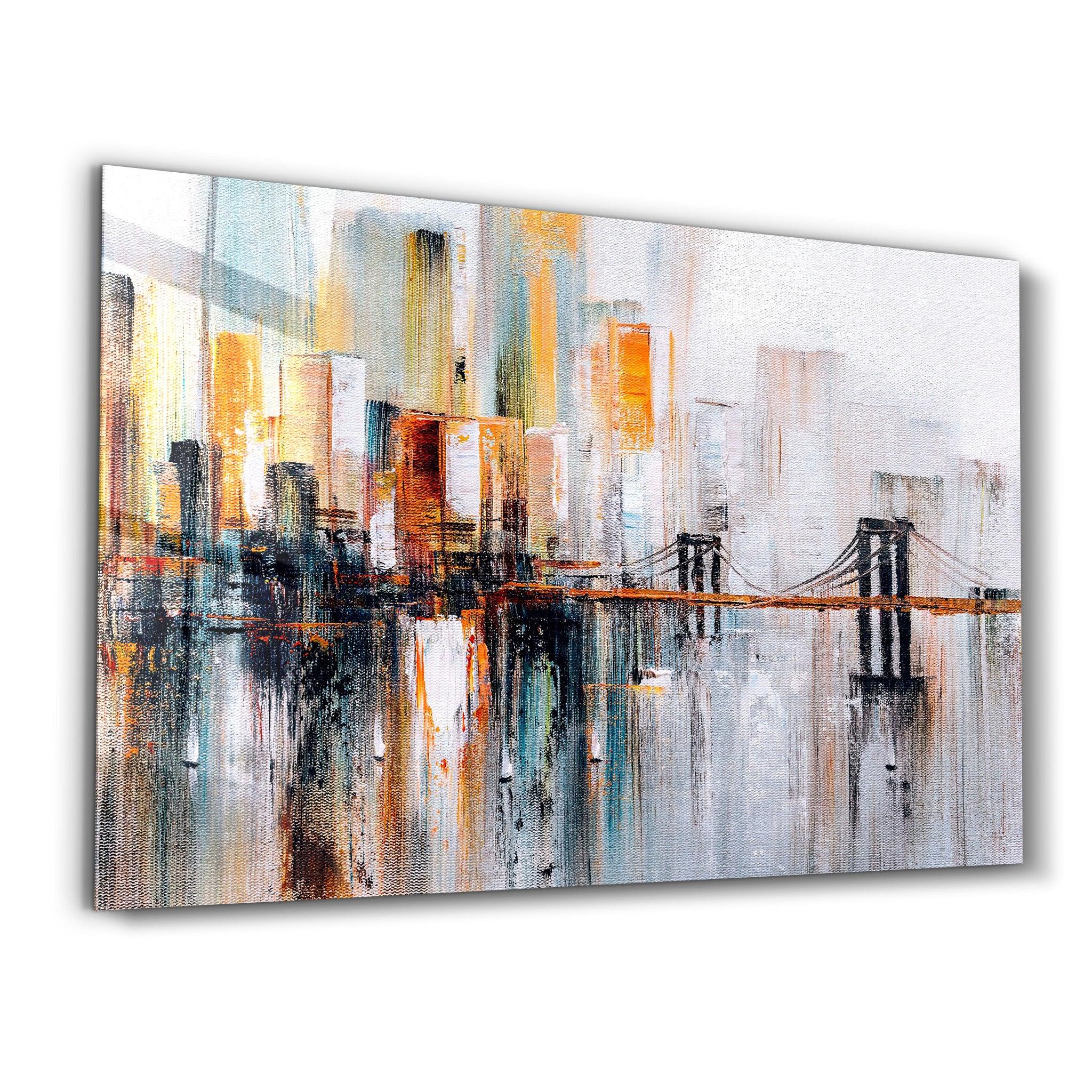 Photo inspiration: City View Wall Art Ideas For City Dwellers Reference: Abstract City View