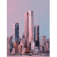 thumbnail image 1 of Abstract Cityscape Oil Painting Canvas Print Wall Art for Living Room Office Hotel Restaurant, 1 of 8