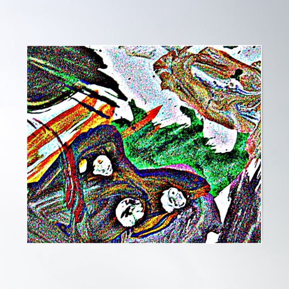 Abstract Cloud 6 Poster Wall Art, Modern Wall Decor For Living Room Bedroom, 16x24 UNFRAMED