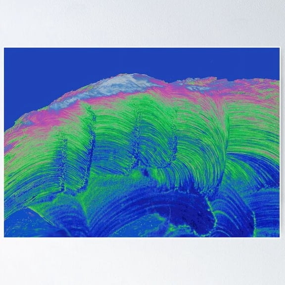 Abstract Clouds 3 Poster Wall Art, Modern Wall Decor For Living Room Bedroom, 8x12 UNFRAMED