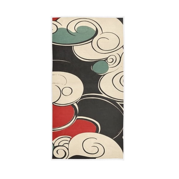 Abstract Clouds Face Towel Absorbent Hand Towels Bath Sport Gym