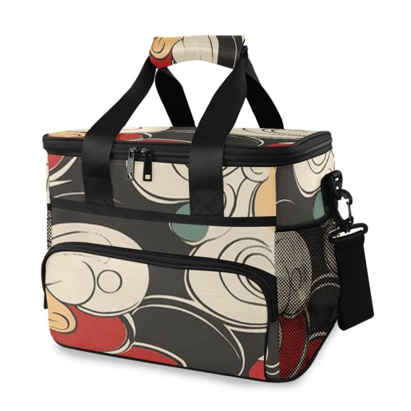 Abstract Clouds Insulated Lunch Bag 15L Cooler Box for Women Men Work Camping Beach Travel