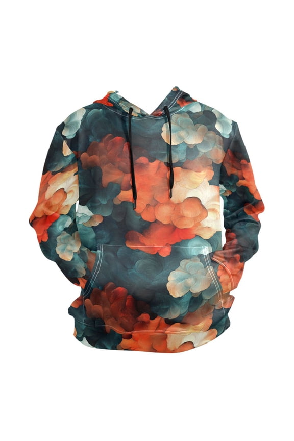 Abstract Clouds Men’s Hoodies Sweatshirt Fleece Jackets Long Sleeve Sweatshirts
