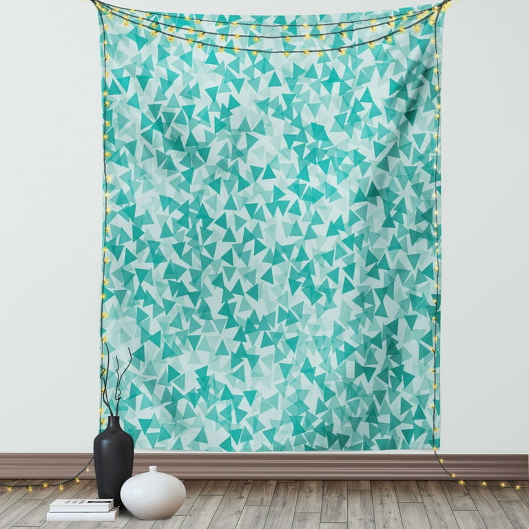 Abstract Cluster Pattern Triangle Shapes Decorative Print Wall Hanging Tapestry