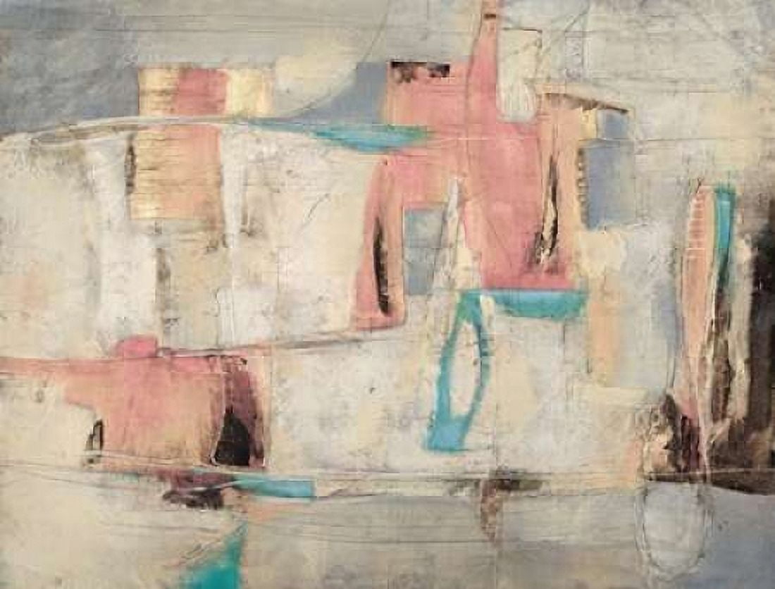 Abstract Cocktail Party 4 - Pastel Canvas Art - Gabriela Villarreal Villarreal (22 x 28)