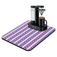 thumbnail image 1 of Abstract Coffee Maker Mat Multi-Functional Absorbent Mat with Non-Slip Base (Patterned Fabric), 1 of 5