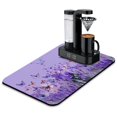 thumbnail image 1 of Abstract Coffee Station Mat Artistic Butterfly & Fantasy Pattern Multi-Layer Absorbent & Durable, 1 of 4