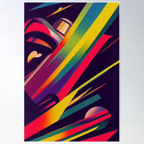 Abstract Color Background Poster Wall Art, Modern Wall Decor For Living Room Bedroom, 8x12 UNFRAMED