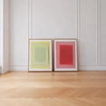 thumbnail image 1 of Abstract Color Block Prints Modern Geometric Wall Art Set 2 Unframed Paper Print 8x12, 1 of 3