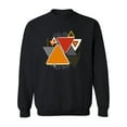 thumbnail image 1 of Abstract Colored Triangles. Sweatshirt Men -Image by Shutterstock, Male 4X-Large, 1 of 4