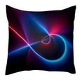 Abstract Colorful 3D Throw Pillow Covers,Decorative Pillow Cases Square