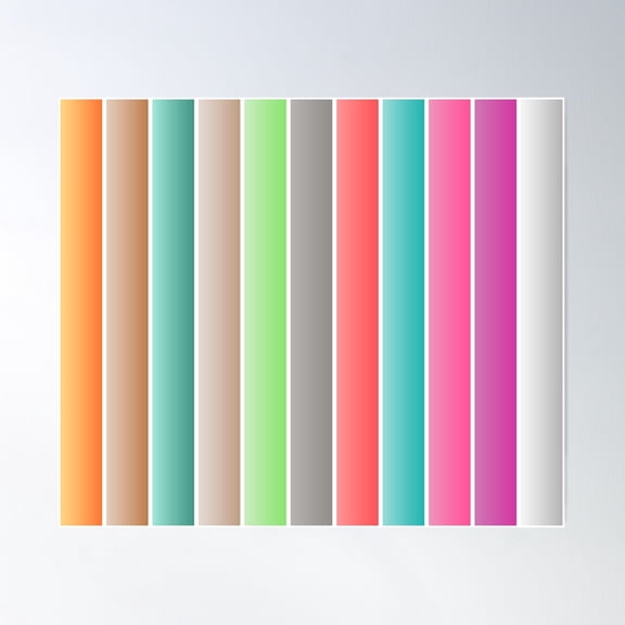 Abstract Colorful Background Stripe Pattern Colored Strips Poster Wall Art, Modern Wall Decor For Living Room Bedroom, 12x18 UNFRAMED