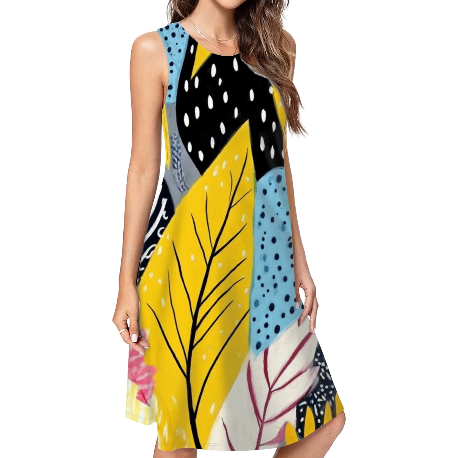 Abstract Roses Dress main image 1