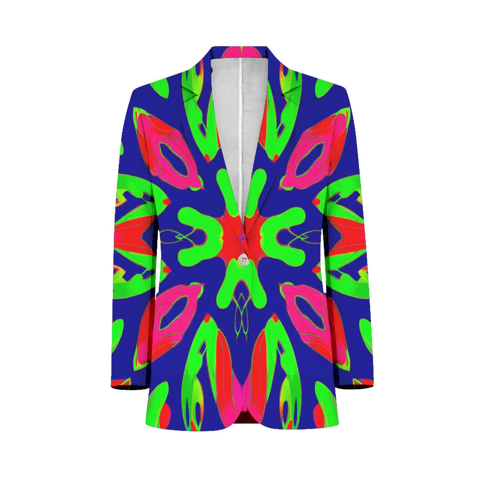 Abstract Colorful Symmetric Design Pattern Mens Suits Shawl Collar Slim ...