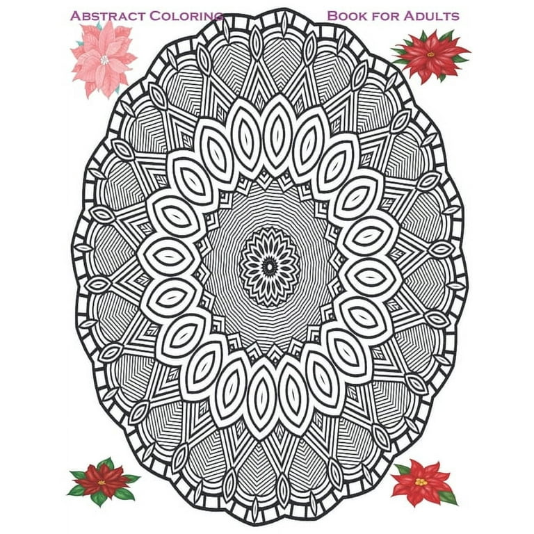 Abstract coloring books for adults: Abstract Coloring Books For