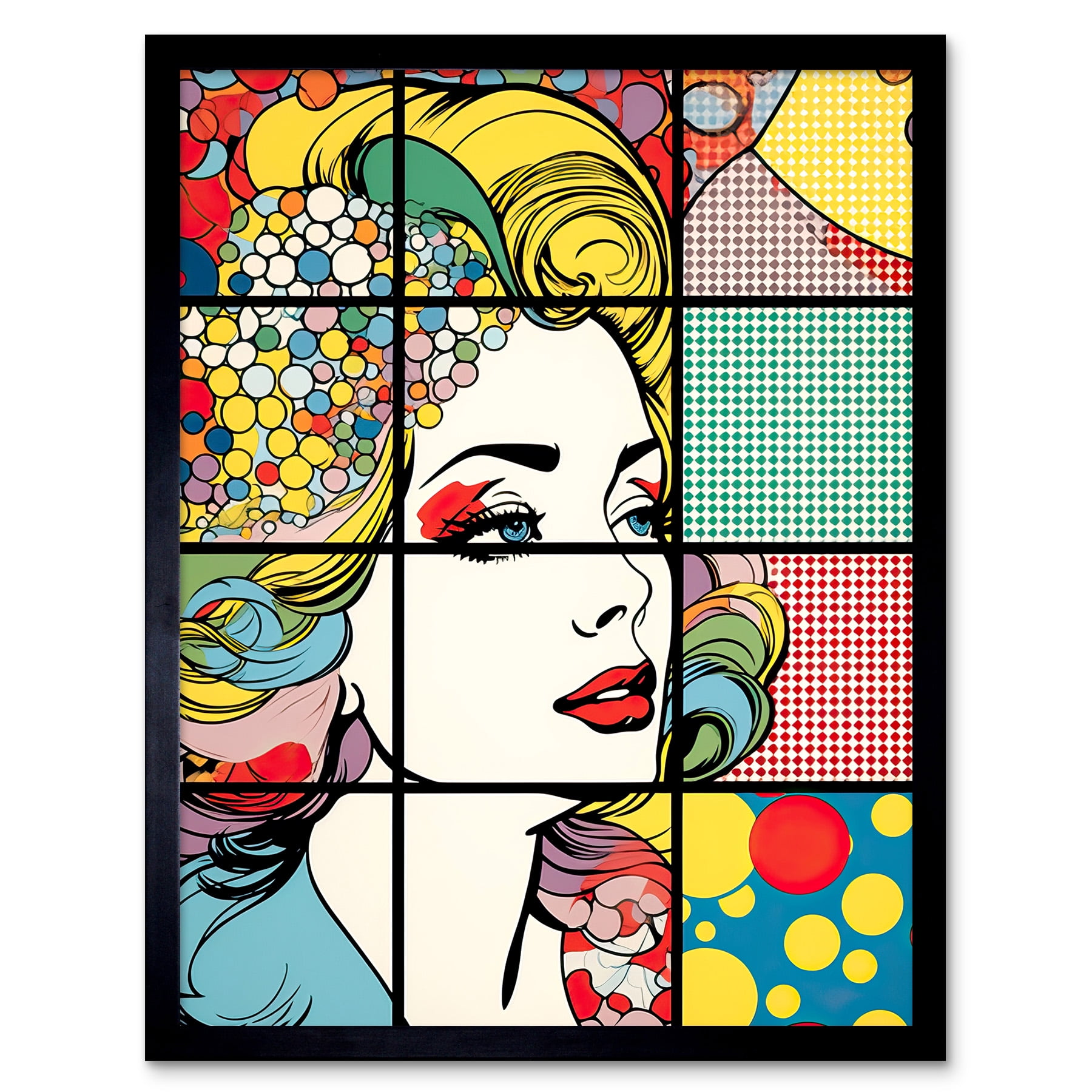 ART ABSTRAIT/アープ/ポスター Abstract-Comic-Book-Style-
