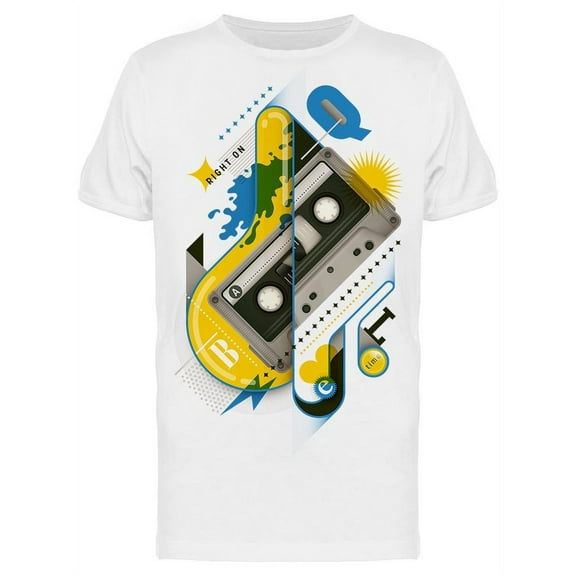 Abstract Compact Cassette Tee Men's -Image by Shutterstock