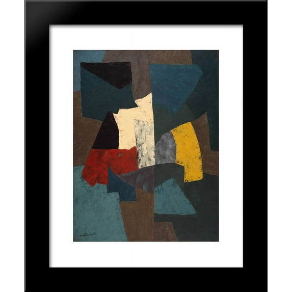 Abstract Composition 20x24 Framed Art Print by Poliakoff, Serge