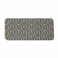 thumbnail image 1 of Abstract Computer Mouse Pad, Half Circle Geometric Forms with Trippy Contemporary Fashion Art Deco, Rectangle Non-Slip Rubber Mousepad X-Large, 35" x 15" Gaming Size, Multicolor, by Ambesonne, 1 of 2