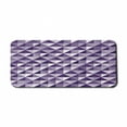 thumbnail image 1 of Abstract Computer Mouse Pad, Monochrome Style Triangles Forming Diagonal Squares, Rectangle Non-Slip Rubber Mousepad X-Large, 35" x 15" Gaming Size, Quartz Purple Grey, by Ambesonne, 1 of 2