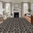 thumbnail image 1 of Abstract Contemporary, Area Rug 6x9 FT, Non Slip Living Room Throw Carpet, Solid Minimalist Geometric Washable Soft Large Floor Carpet Non-Shedding Rug for Bedroom Dining Room Play Room, 1 of 9