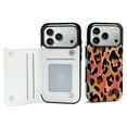 thumbnail image 1 of Abstract Coral Leopard Print Leather Wallet Case for iPhone 12 Pro Max Wallet Case Card Holder Flip, 1 of 8