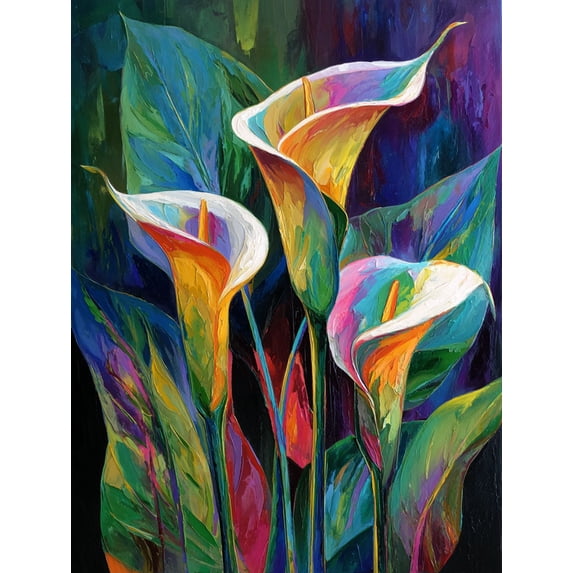 Abstract Coral Reef Canvas Wall Art Decorative Painting for Living Room Bedroom Office Hotel Cafe Kitchen Decor