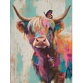 thumbnail image 1 of Abstract Cowboy Silhouette Textured Canvas Print， Suitable for Living Room Decor， Bedroom Wall Art， Office Space Decoration， Entryway Accent， and Bar Wall Hanging, 1 of 8