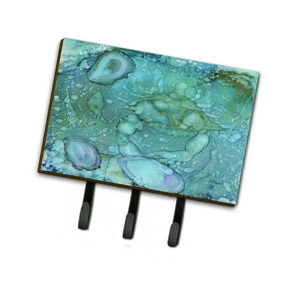 Abstract Crabs and Oysters Leash or Key Holder