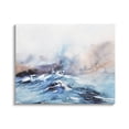 thumbnail image 1 of Abstract Crashing Ocean Waves Coastal Painting Gallery Wrapped Canvas Print Wall Art, 1 of 7