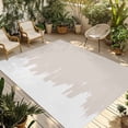 thumbnail image 1 of Abstract Cream Beige Outdoor Rug for Patio/Deck/Porch, Non-Slip Large Area Rug 3 x 5 Ft, Modern Minimalist Graffiti Artwork Indoor Outdoor Rugs Washable Area Rugs, Camping Rug Carpet Runner, 1 of 8