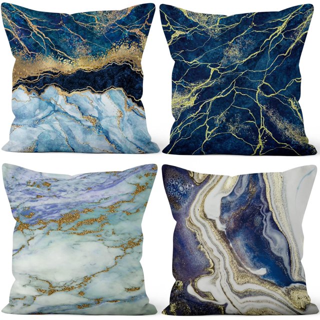 Abstract Cushion Covers Set of 4, Minimalist Art Throw Pillow Covers