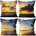 Abstract Cushion Covers Set of 4, Minimalist Art Throw Pillow Covers