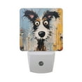 thumbnail image 1 of Abstract Cute Dog Night Light LED Dusk to Dawn Auto Sensor Night Lamp Plug-in Nightlight for Bedroom Hallway Kitchen 2 PCs, 1 of 7