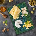 thumbnail image 1 of Abstract Cutting Board, Alligator Skin Animal Crocodile Reptile Safari Wildlife Vibrant Art, Decorative Tempered Glass Cutting and Serving Board, Small Size, Green Blue, by Ambesonne, 1 of 5