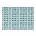 thumbnail image 1 of Abstract Cutting Board, Continuous Pattern with Eyeballs Painting, Decorative Tempered Glass Cutting and Serving Board, in 3 Sizes, by Ambesonne, 1 of 2