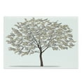 thumbnail image 1 of Abstract Cutting Board, Digitally Generated Surreal Riches Tree with Money Shape Leaves on Plain Backdrop, Decorative Tempered Glass Cutting and Serving Board, in 3 Sizes, by Ambesonne, 1 of 2