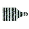 thumbnail image 1 of Abstract Cutting Board, Hand Drawn Vertical Monochrome Stripes Background with Colorful Dotted Pattern, Tempered Glass Cutting and Serving Board, Wine Bottle Shape, Multicolor, by Ambesonne, 1 of 1