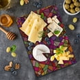 thumbnail image 1 of Abstract Cutting Board, Mosaic Style Stained Glass Fractal Colorful Geometric Triangle Forms Image, Decorative Tempered Glass Cutting and Serving Board, Small Size, Multicolor, by Ambesonne, 1 of 1