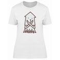 thumbnail image 1 of Abstract Cuttlefish Doodle Tee Women's -Image by Shutterstock, 1 of 1