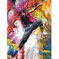 thumbnail image 1 of Abstract Dancer Canvas Print/Wall Art Perfect for Living Room Office Dorm Room and Studio Apartment Decoration., 1 of 8