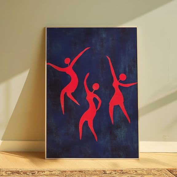 Abstract Dancer Silhouette Eclectic Gallery Feminine Woman Minimalist Art