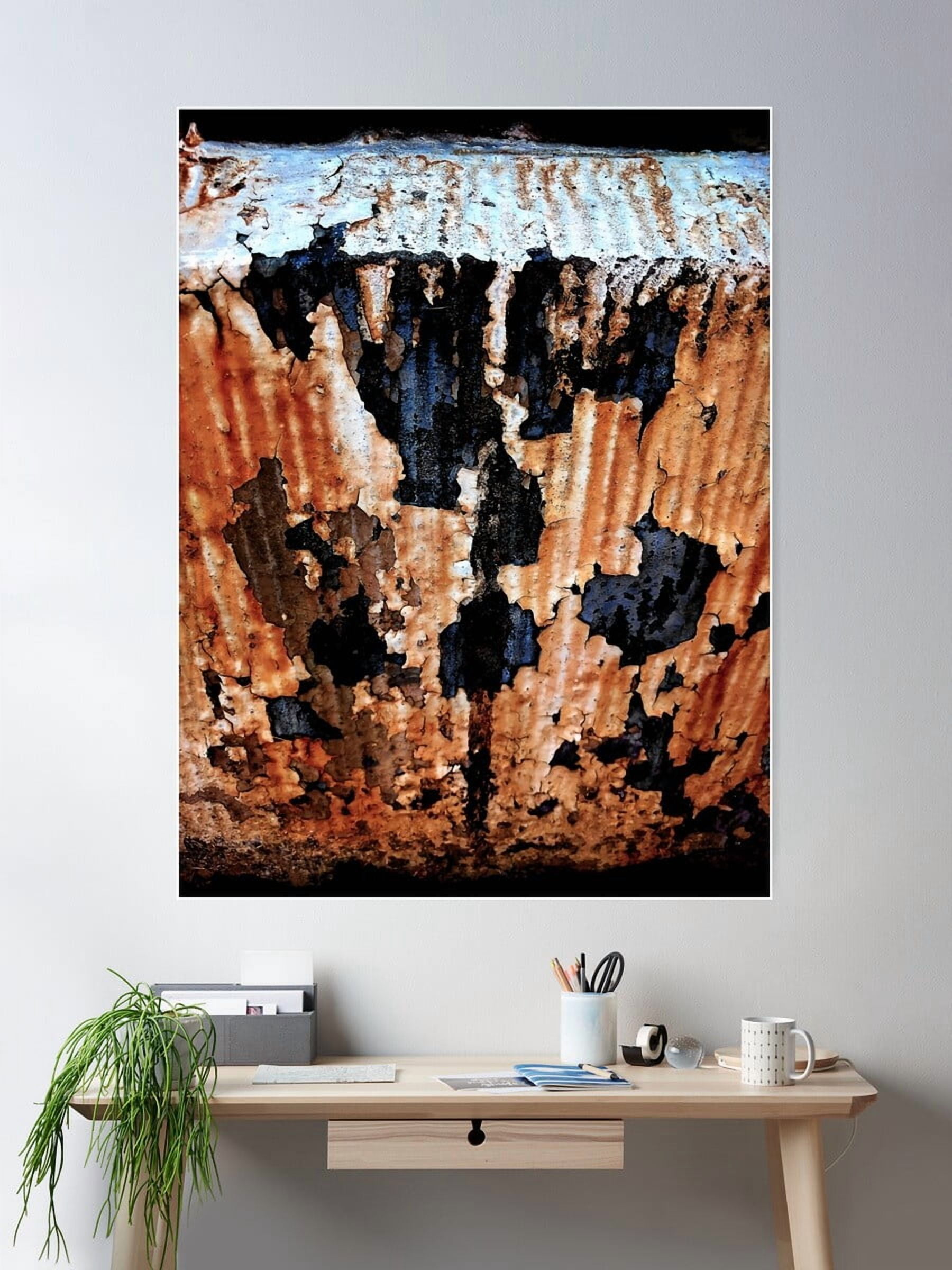 Abstract Decay From Time 2 Poster Wall Art Modern Wall Decor Wall Art ...