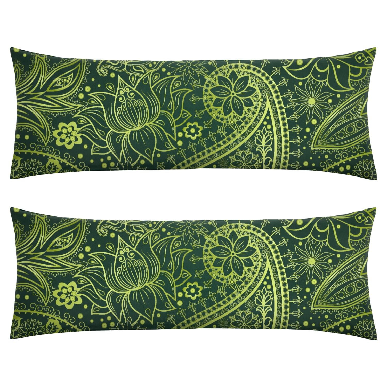 Abstract Decorative Body Pillow Cover - 20"x54" Full-Length Support