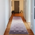 thumbnail image 1 of Abstract Decorative Rug, Mosaic Style Theme Fractal Square Shapes with Charming Effects Image Print, Quality Carpet for Bedroom Dorm and Living Room, 6 Sizes, Purple Grey, by Ambesonne, 1 of 2