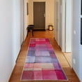 thumbnail image 1 of Abstract Decorative Rug, Rainbow Colored Geometric Square Shaped Blurry Effects Watercolor Design, Quality Carpet for Bedroom Dorm and Living Room, 6 Sizes, Ceil Blue, by Ambesonne, 1 of 2